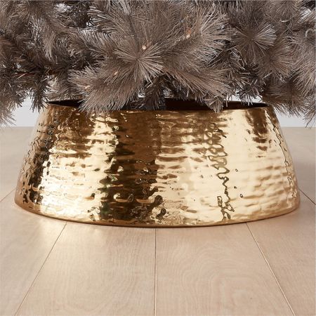 Brass tree collar is back! 🤩 Christmas tree collar, gold tree collar, gold Christmas decor 

#LTKstyletip #LTKhome #LTKHoliday