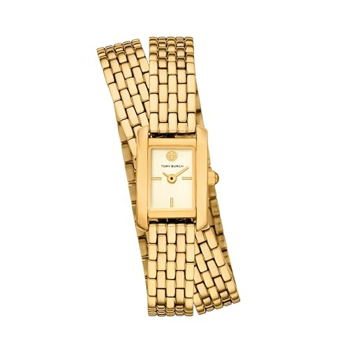 Tory Burch Women's Mini Eleanor Double Wrap Gold-Tone Stainless Steel Watch (Model: TBW1096) | Amazon (US)
