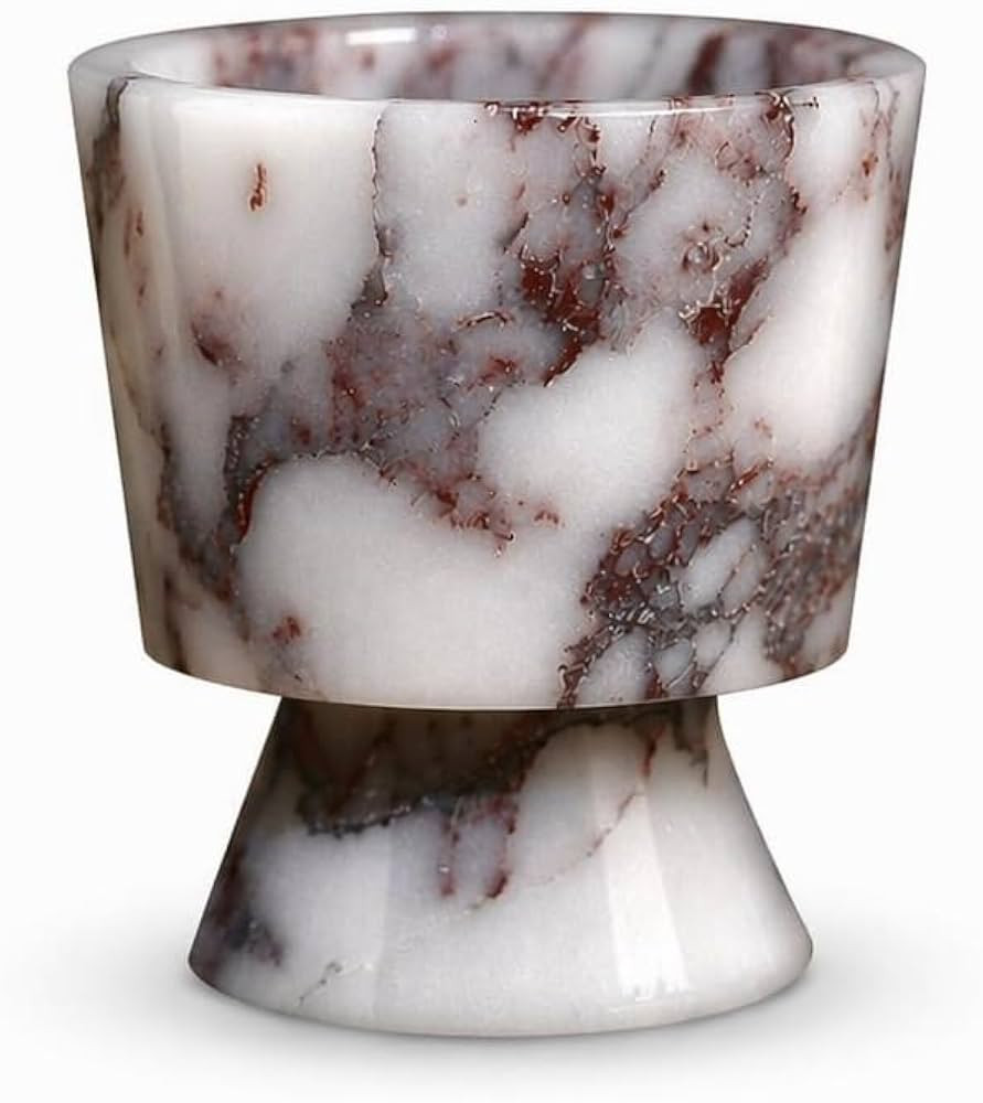 Premium Natural Viola Marble Candle Holder for Home CoffeeTable Decor | Amazon (US)