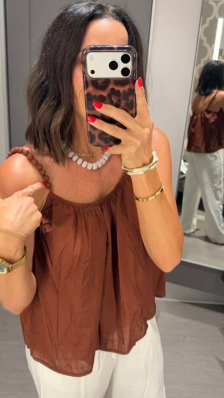 The prettiest little top for now and into fall 🤎 So easy to dress up or keep casual. Wearing my true size XS!

#TargetStyle #TargetFinds #TargetFashion #NeutralStyle #AffordableFashion #EverydayStyle #FallTransition #LTKStyle #LTKFashion #OOTD #StyleInspo