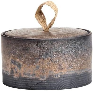 Retro ceramic storage jar - multifunctional jar for tea, coffee, and sugar - decorated kitchen co... | Amazon (US)
