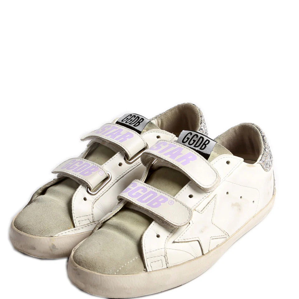 Old School Sneakers Size 37 White/Lavender | Keeks Designer Handbags
