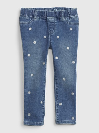 Toddler Pull-On Print Jeggings with Washwell ™ | Gap (US)