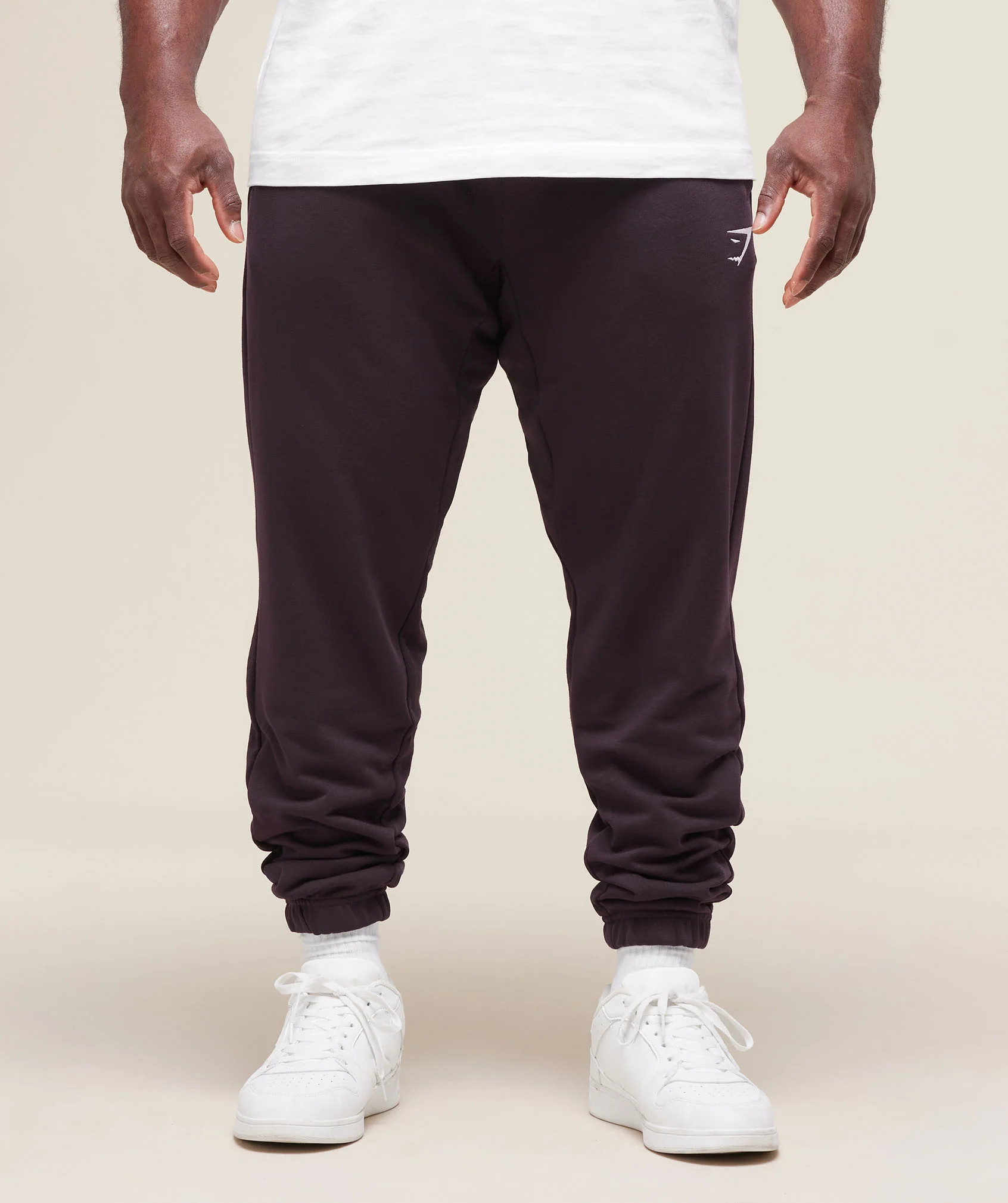 Gymshark Essential Oversized Joggers - Plum Brown | Gymshark US