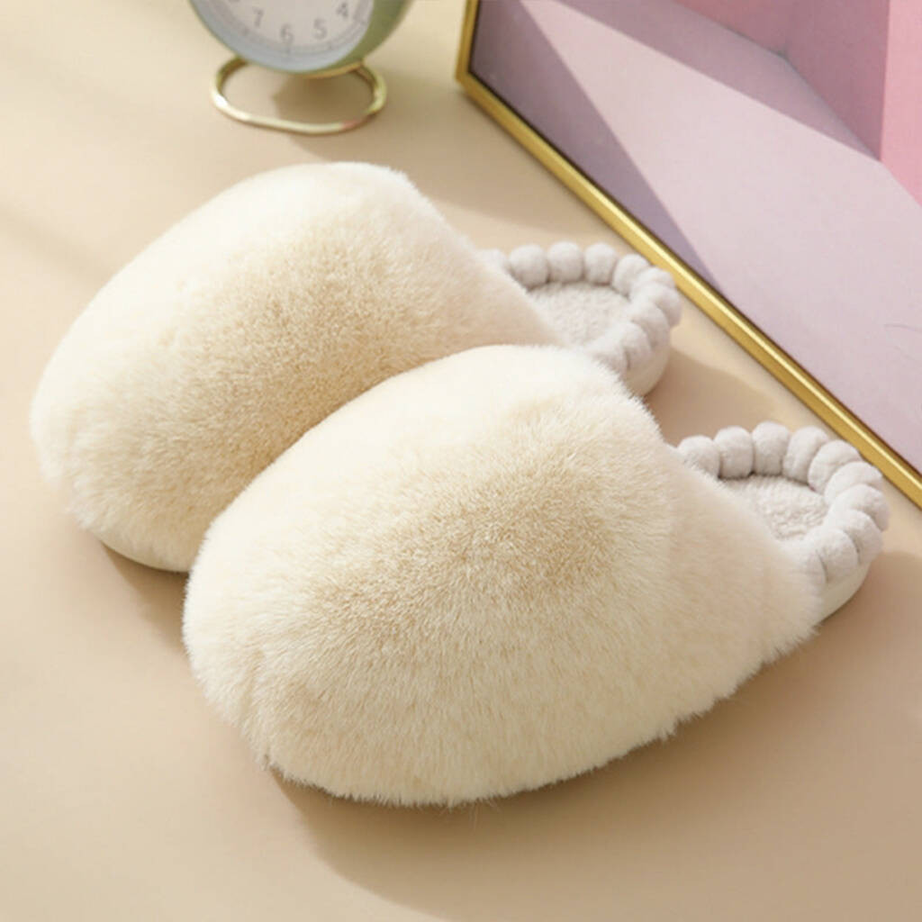 Super Fluffy Slippers With A Personalised Gift Bag | Not On The High Street