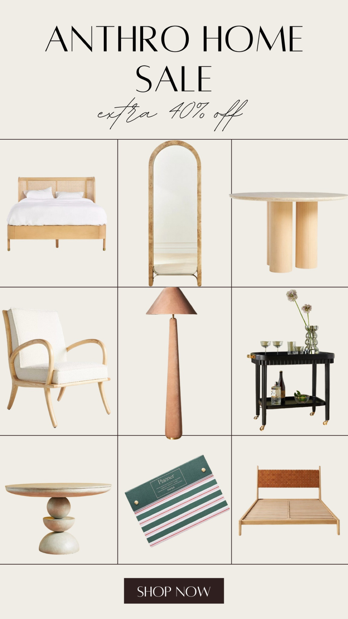 Anthropologie is having a HUGE sale! All sale items are now an extra 40% off—including home decor, clothing, shoes, and accessories! Don’t miss out on these must-have finds! ✨ #AnthropologieSale #HugeSale #AnthroFinds #MustHave #PresidentsDaySale #ShopTheSale #HomeDecorDeals #FashionSteals #AnthroLover #LimitedTimeOnly #StyleForLess #ClosetGoals #SaleShopping #AccessoryAddict #HomeStyle

#LTKStyleTip #LTKHome #LTKSaleAlert