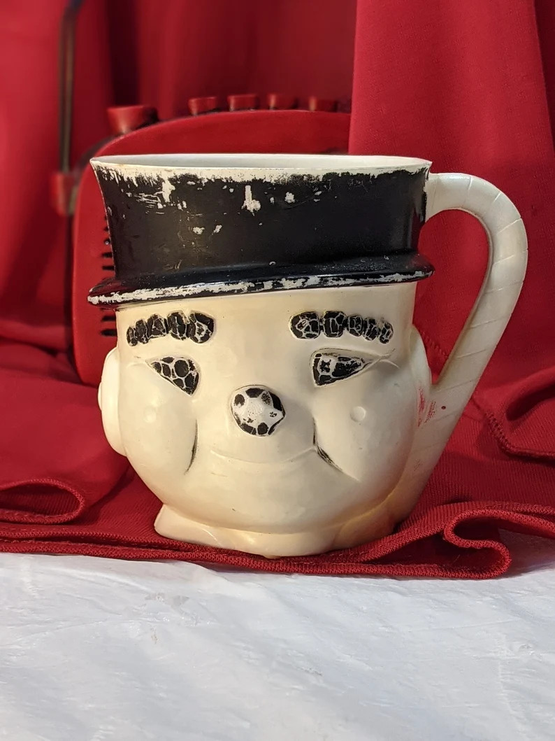 Vintage Children's Plastic Snowman Cup 1950 Christmas | Etsy | Etsy (US)
