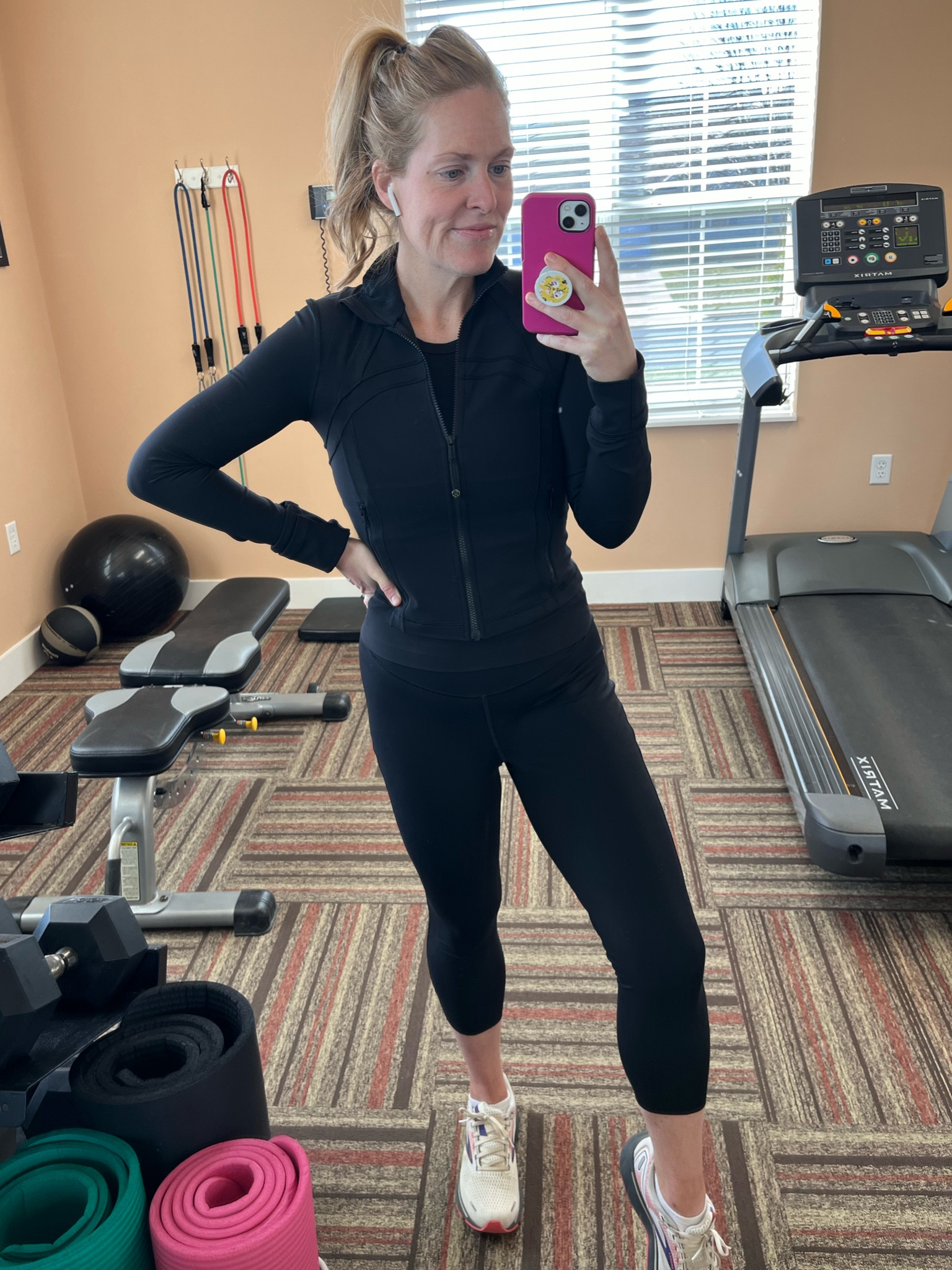 Lululemon define cropped jacket 
Lululemon wunder train tight
Lululemon longline energy bra 
Lululemon align waist length tank

#LTKfitness #LTKmidsize #LTKSeasonal