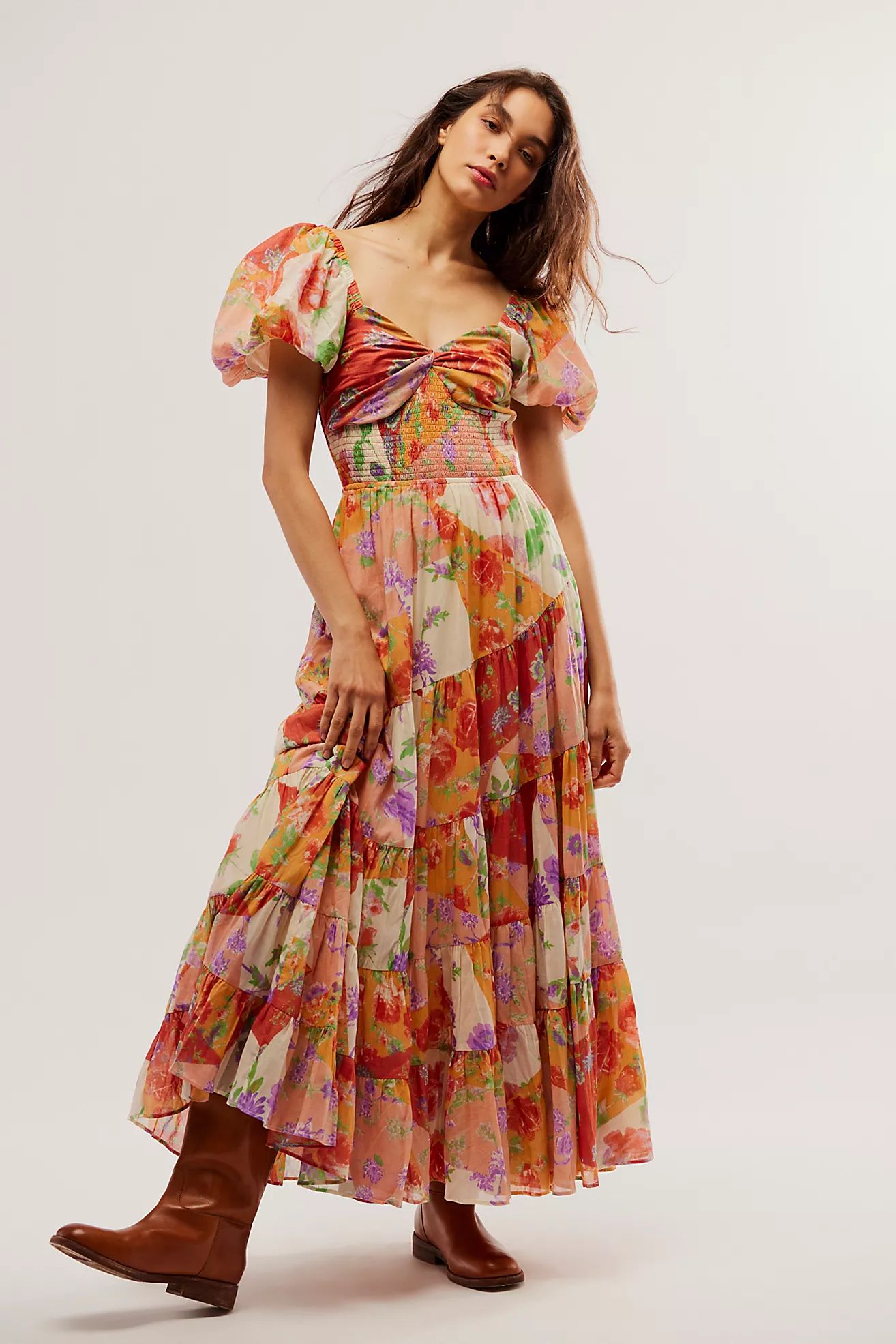 Short Sleeve Sundrenched Maxi Dress | Free People (Global - UK&FR Excluded)