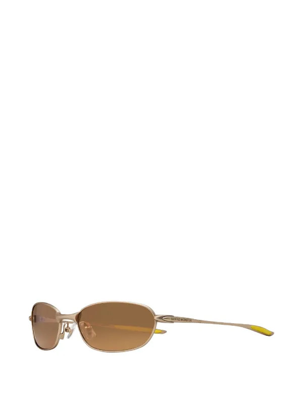 Pitot M038 Sonnenbrille mit ovalem Gestell | Farfetch Global