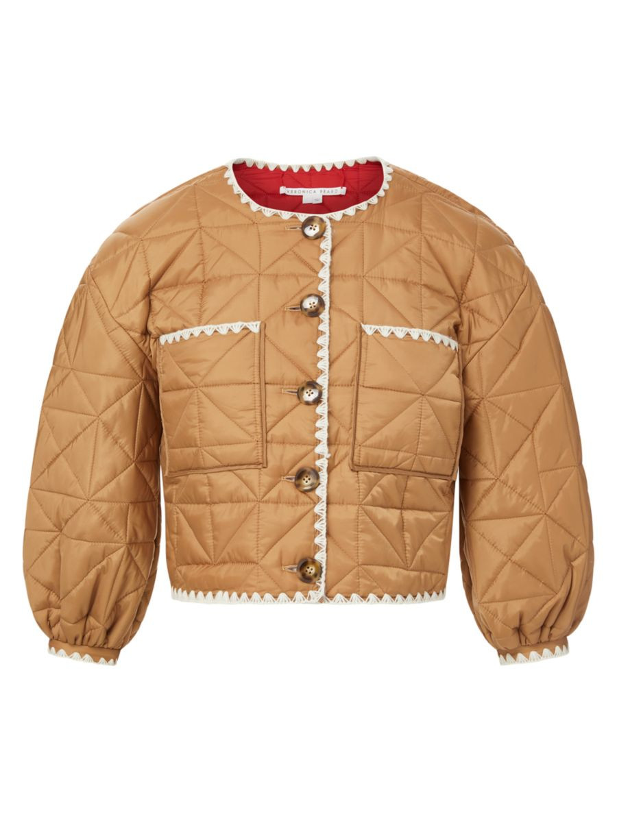 Leal Balloon-Sleeve Quilted Jacket | Saks Fifth Avenue
