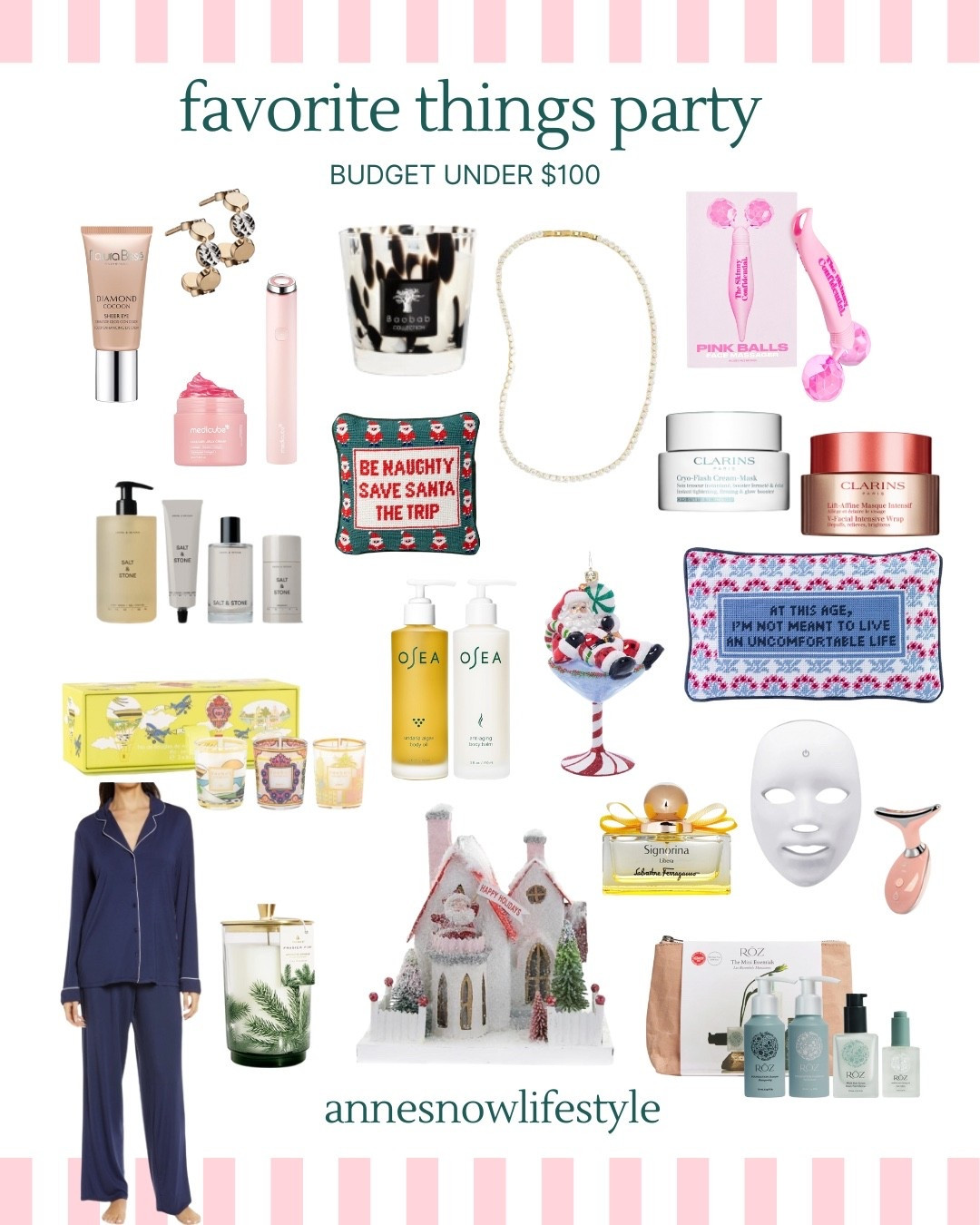 FAV THINGS party budget under $100!!!!! 

#LTKHoliday #LTKGiftGuide #LTKBeauty