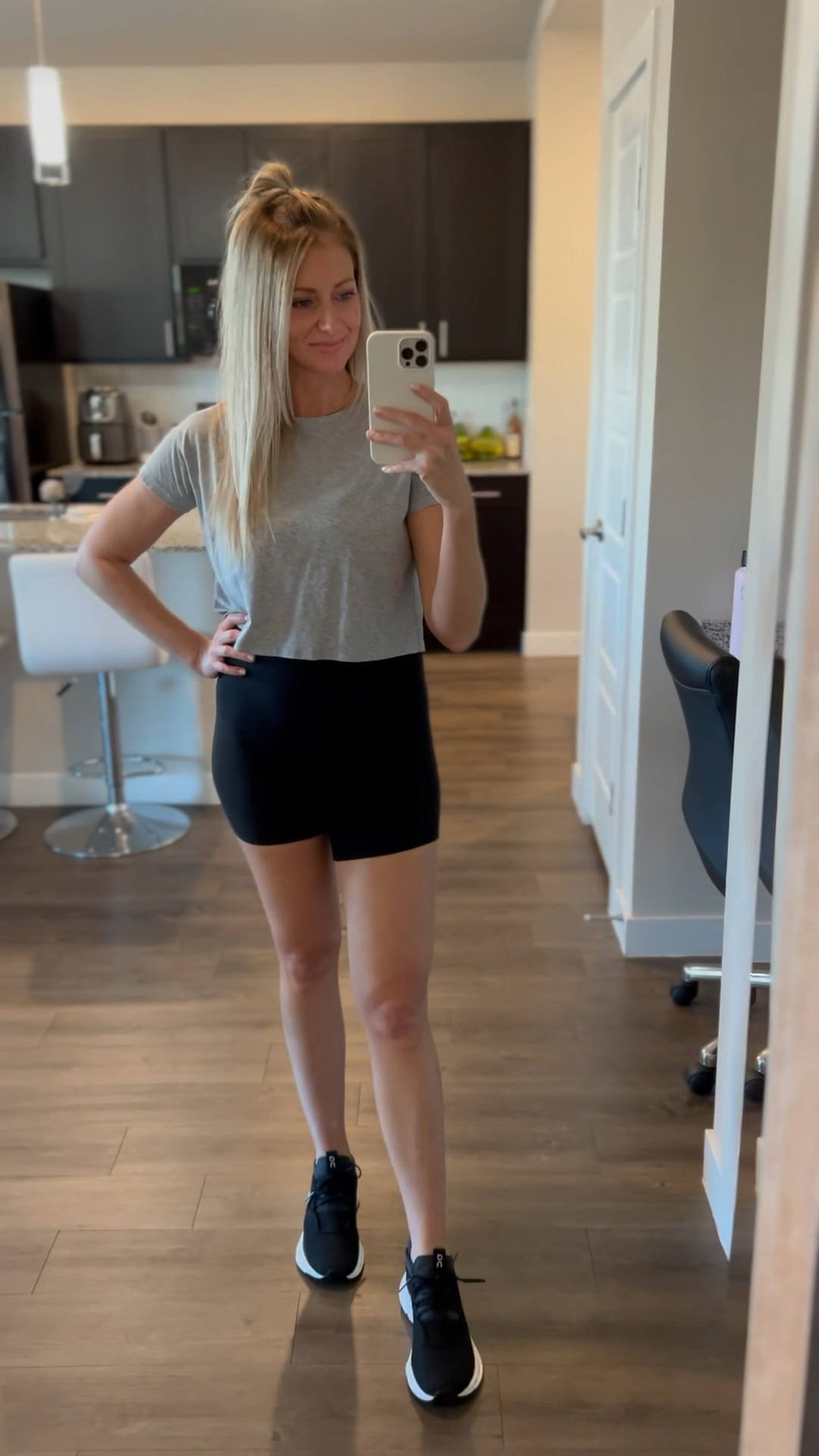 Need these On Cloudnova shoes in every color. Loving the black and white contrast. Also wearing lululemon align biker shorts and lululemon tee.🤍

#LTKfit #LTKshoecrush