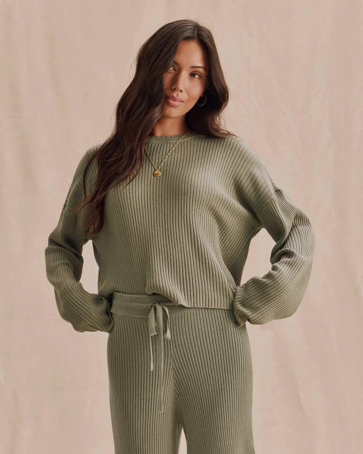 Georgie Rib Crewneck | Splendid
