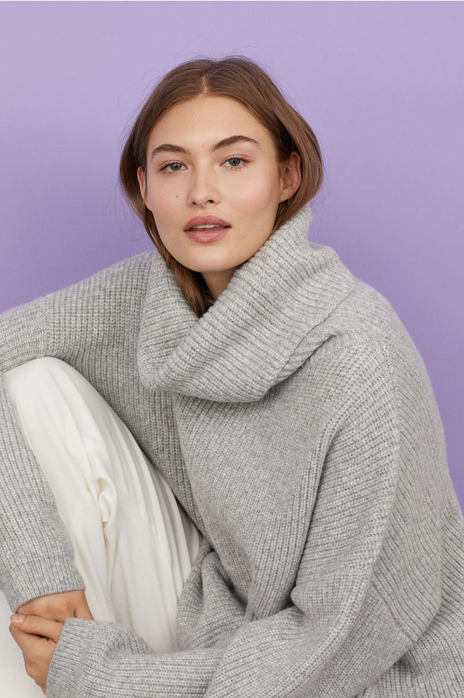 Ribbed Turtleneck Sweater | H&M (US + CA)