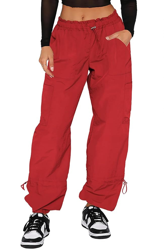 Cargo Pants Women, Parachute Pants for Women, Rave Y2K Festival Outfits | Amazon (US)