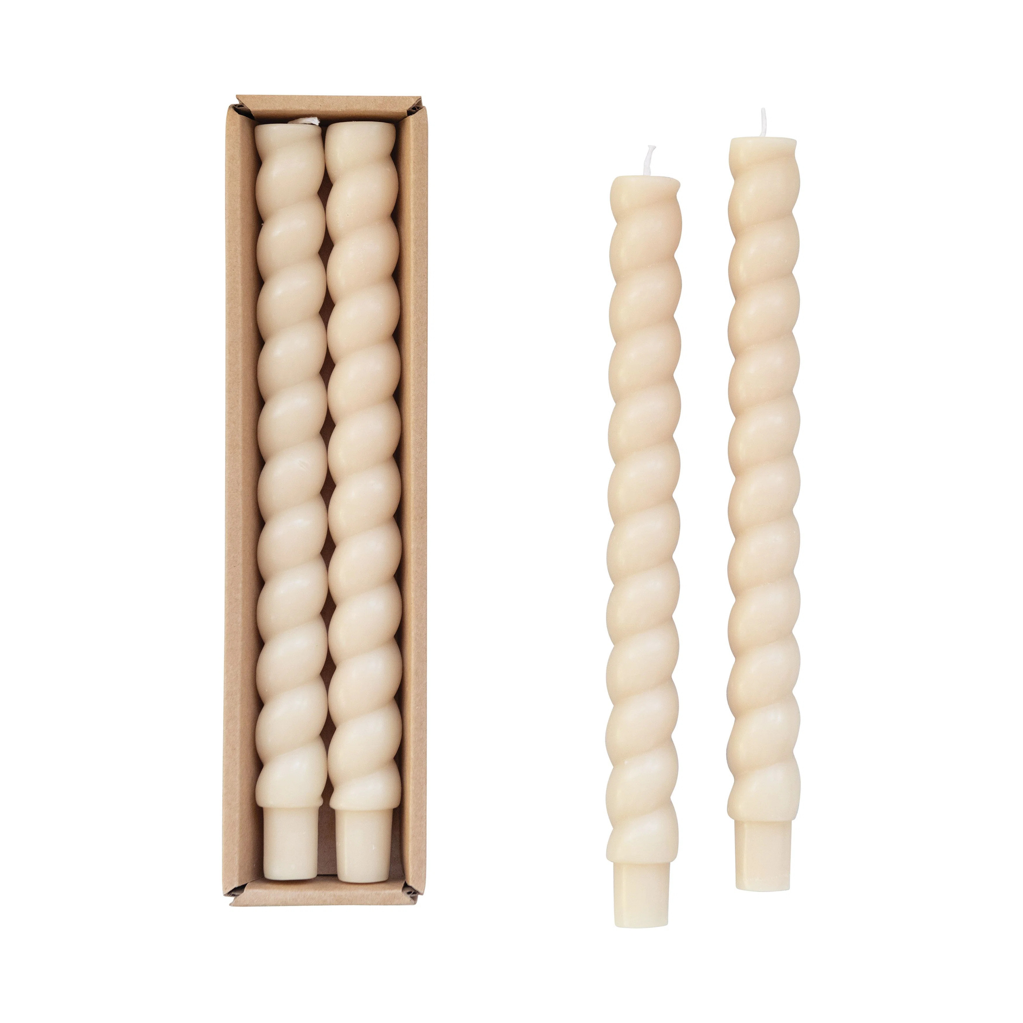 Birch Lane™ Unscented Twisted Taper Candle & Reviews | Wayfair | Wayfair North America