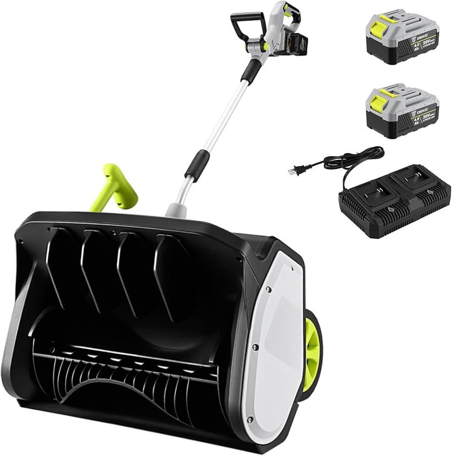 Cordless Snow Shovel: DEKOPRO 40V|17-Inch Cordless Snow Blower，Electric Snow Shove with Adjusta... | Amazon (US)