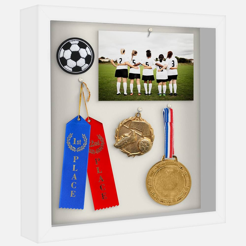 Americanflat 11x11 Shadow Box Frame with Shatter-Resistant Glass - Silhouette Collection - Large ... | Amazon (US)