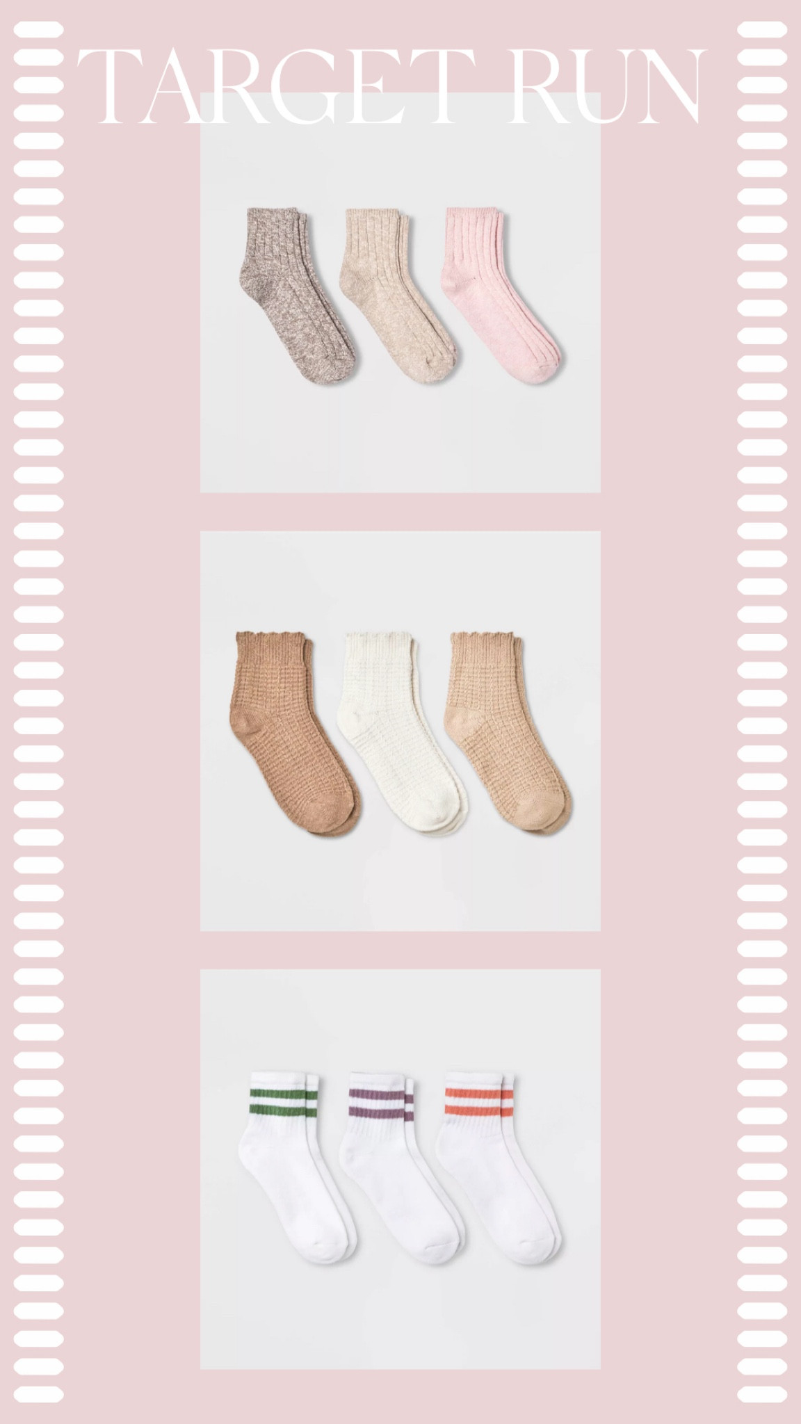 Target find: really cute socks!!  

#LTKfindsunder50 #LTKSeasonal