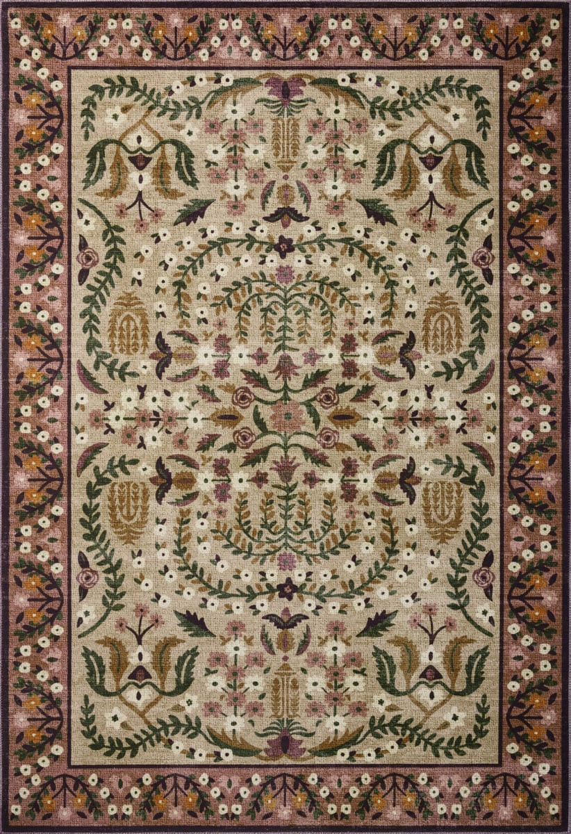 Rifle Paper Co. x Loloi Canopy CNP-03 Traditional / Oriental Area Rugs | Rugs Direct | Rugs Direct