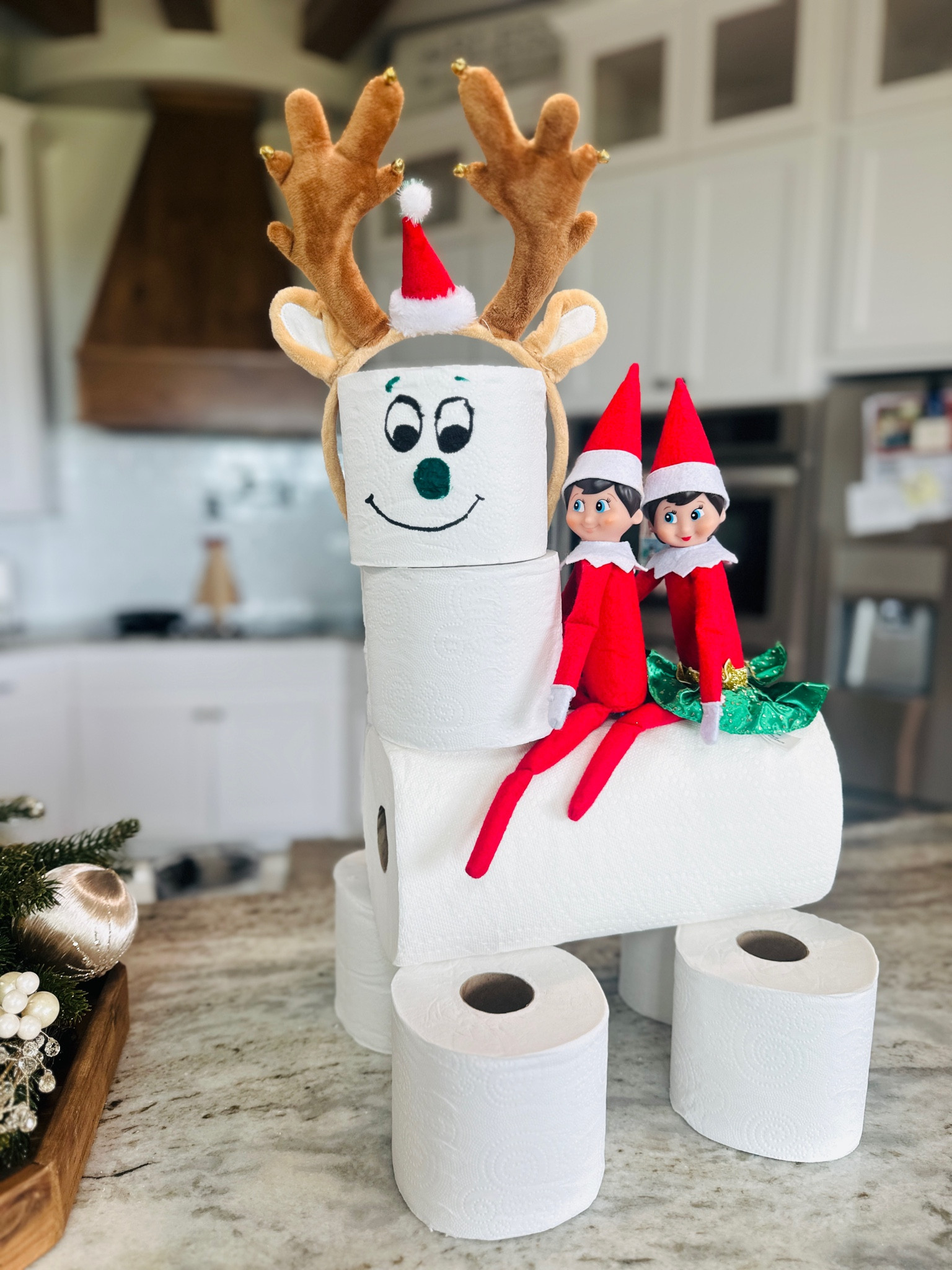 Easy elf on shelf idea! 🦌 🎄🎅 

Elf on shelf idea | kid activities | family games | holiday fun | Christmas traditions 

#LTKFamily #LTKHoliday #LTKKids