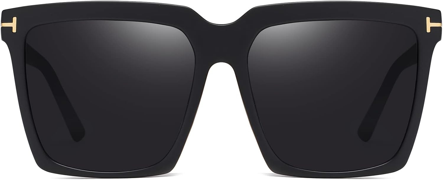 AIEYEZO Oversized Square Sunglasses for Women Men Fashion Big Frame Shades Outdoor Sports Driving... | Amazon (US)