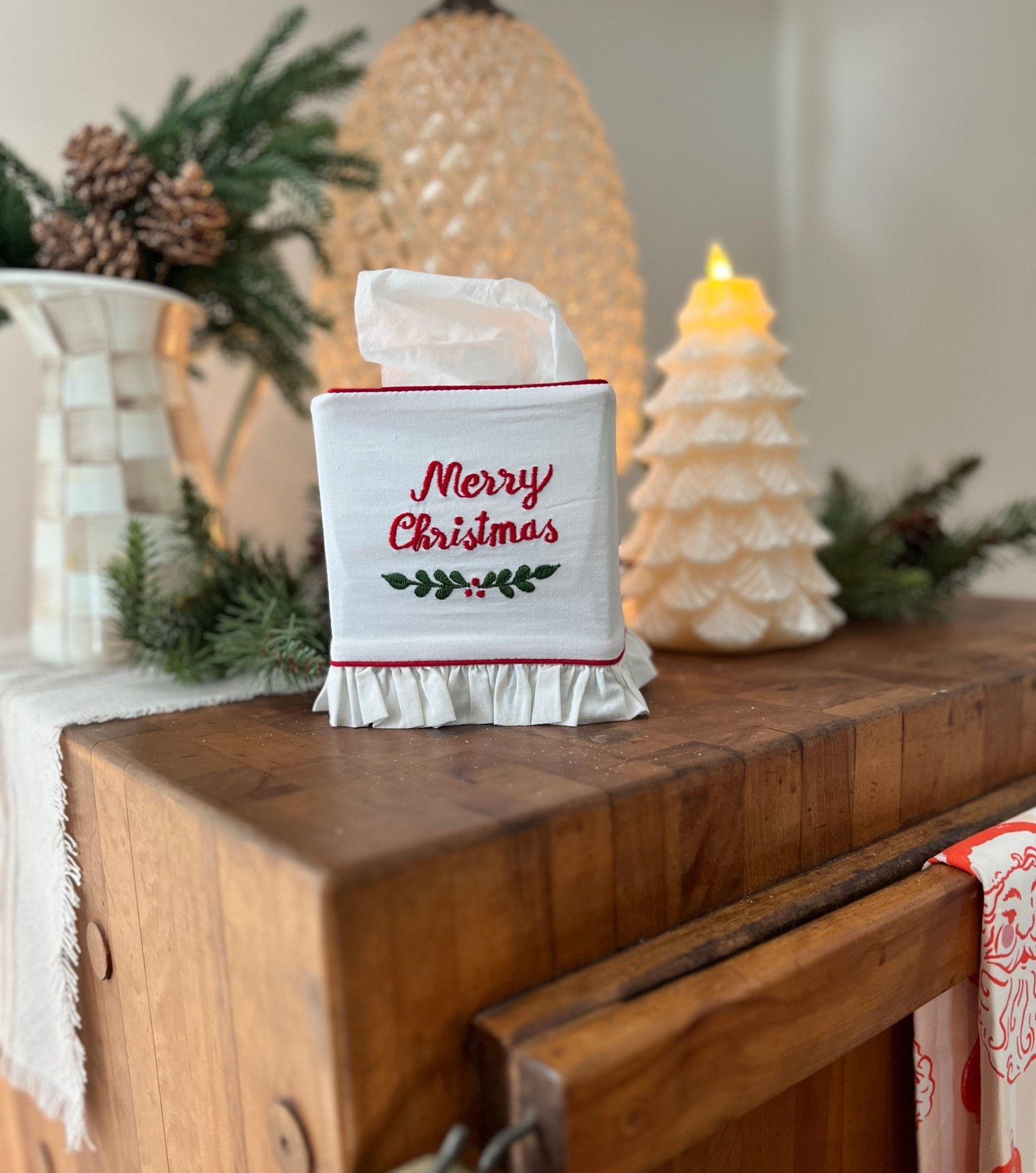Merry Christmas tissue box cover

#LTKGiftGuide #LTKHoliday #LTKHome