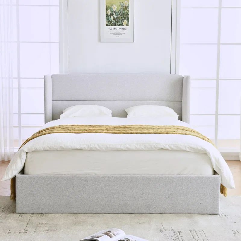 Gaillarde Hydraulic Lift Up Storage Upholstered Platform Bed | Wayfair North America