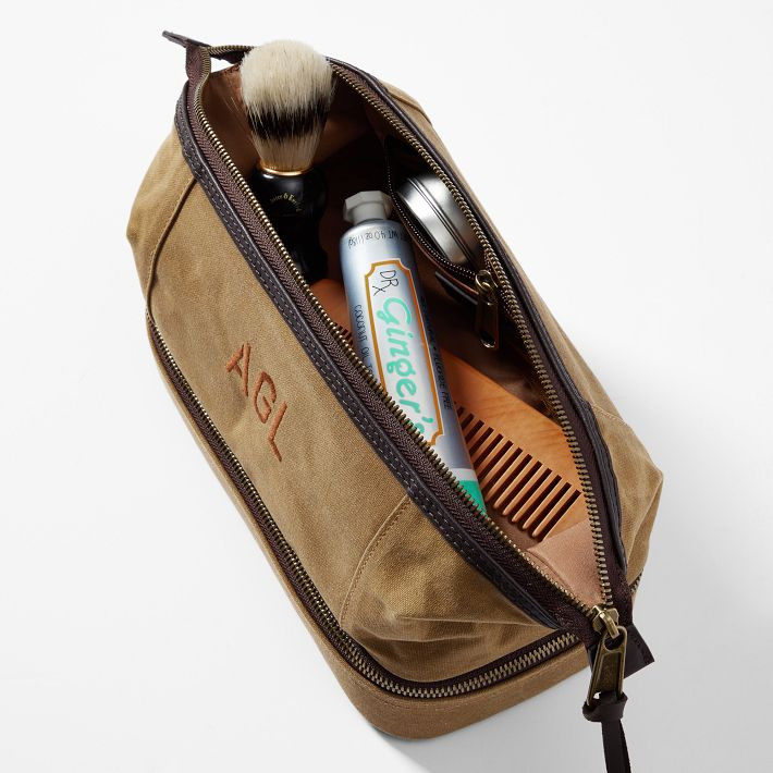 Jack Waxed Canvas Travel Pouch | Mark and Graham
