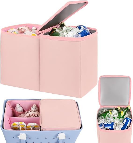 Cooler Organizer Insert for Bogg Bag XL - Leak-Proof Portable Ice Chest with Divider Tray and Zip... | Amazon (US)
