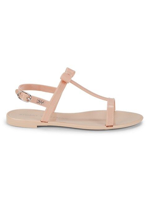 Women's Mellie Bow Jelly Flat Sandals | Saks Fifth Avenue OFF 5TH