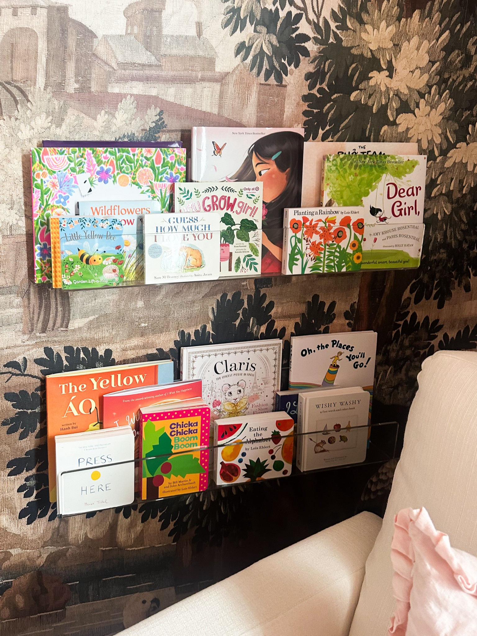 Baby books that I adore! I love changing out her book display every so often 