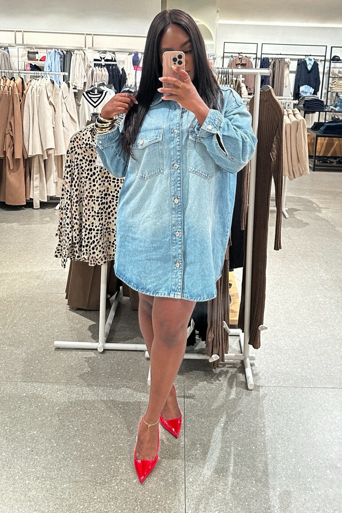 Shoes,  dress, bangles linked! #fallfashion

#LTKmidsize #LTKmodest #LTKstyletip