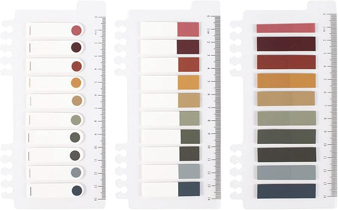 Morandi Sticky Notes, Writable Index Tabs, Set of 10 x 3 Packs Colorful Macaron Memo Stickers, fo... | Amazon (US)