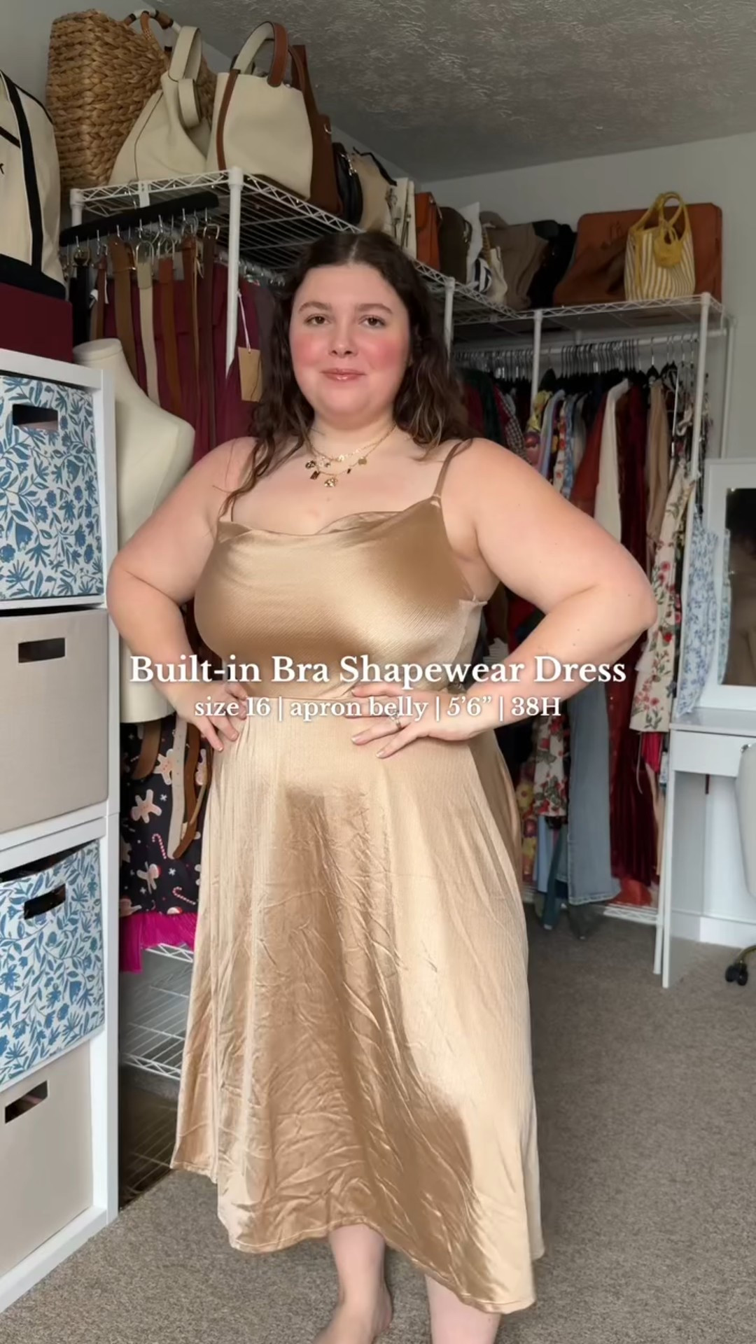 OKAY #builtinbra #shapeweardress #golddress #weddingguestdress #plussizedress

#LTKSaleAlert #LTKPlusSize
