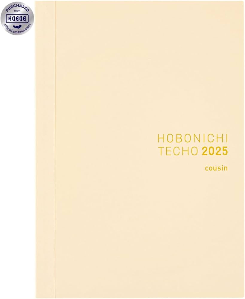 Hobonichi Techo 2025 Cousin Book [English/A5/January Start/Monday Start/Planner] | Amazon (US)