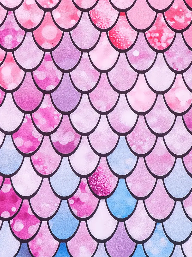 Toddler Girls Bikini Tankini Swimsuit Fish Scale Graphic - Temu | Temu Affiliate Program