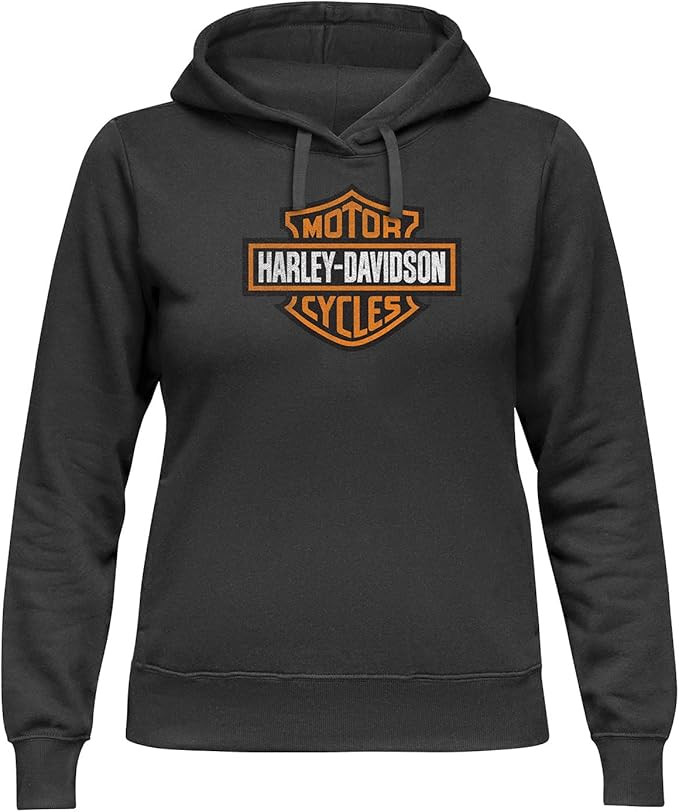 Harley-Davidson Military, Exclusive Military Overseas Tour, Ladies Classic Pullover Hoodie B&S Bl... | Amazon (US)