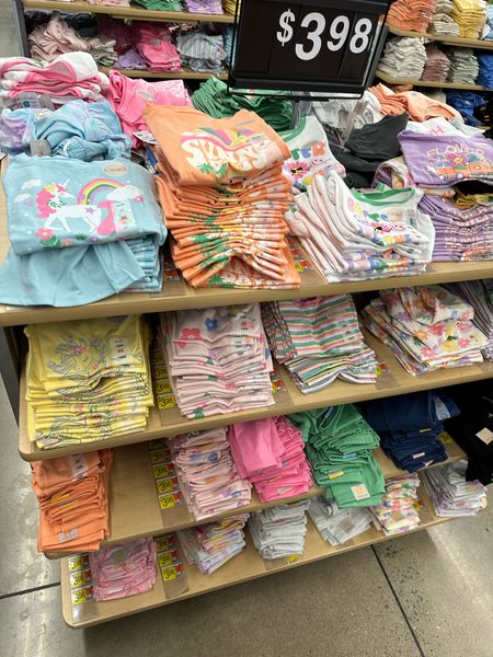 Toddler Girl Graphic Tees & Short Seperates for $3.98! Tons of cute prints. Affordable toddler clothes for everyday wear. 

#walmartkids #toddlergirl #walmartspring

#LTKfamily #LTKSeasonal #LTKkids