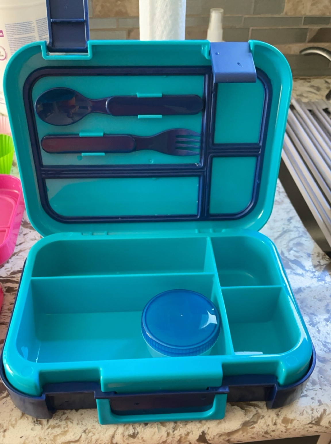 Bento style box for only $6! Get them while they last! #bentobox #walmartfind #backtoschool #lunchideas 

#LTKFamily #LTKKids #LTKBacktoSchool