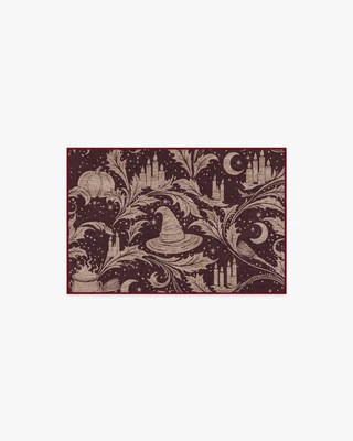 Autumn Alchemy Burgundy Flatwoven Rug | Ruggable