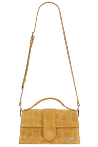 JACQUEMUS Le Grand Bambino Bag in Camel - Tan. Size all. | FWRD 