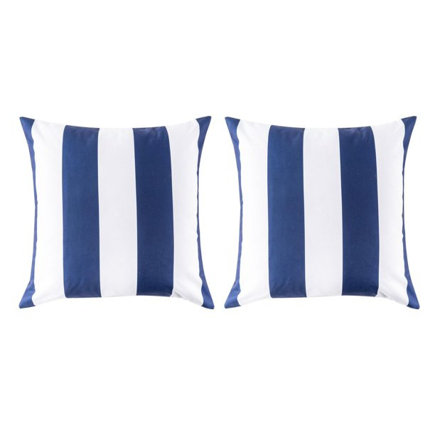 Outdoor Square Cushion 18in - Aqua Cabana (2 Pack) | Walmart (CA)