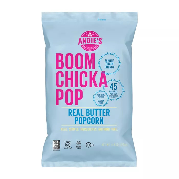 Angie's Boomchickapop Real Butter Popcorn - 4.4oz | Target