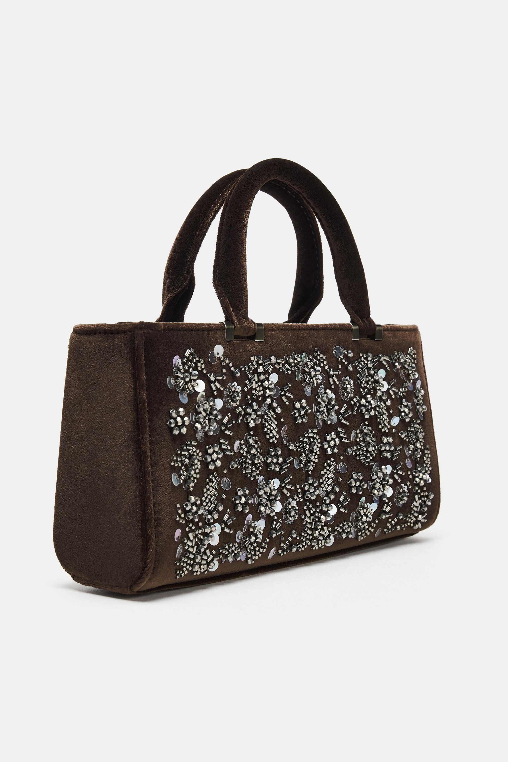 BEADED CITY BAG | Zara UK