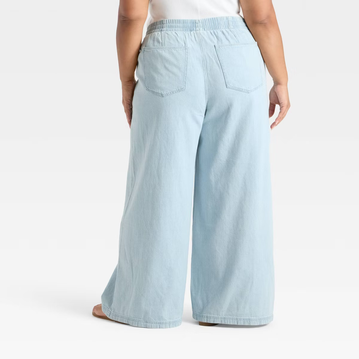 Women's High-Rise Drawstring Wide Leg Relaxed Fit Beach Pants - Universal Thread™ | Target