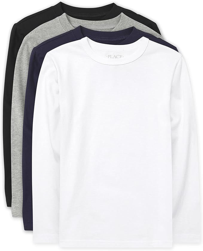 The Children'S Place Boys Basic Long Sleeve Tee | Amazon (US)