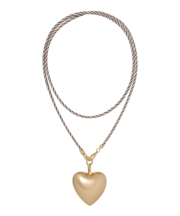 The Long Happy Cord Charm Necklace | Roxanne Assoulin