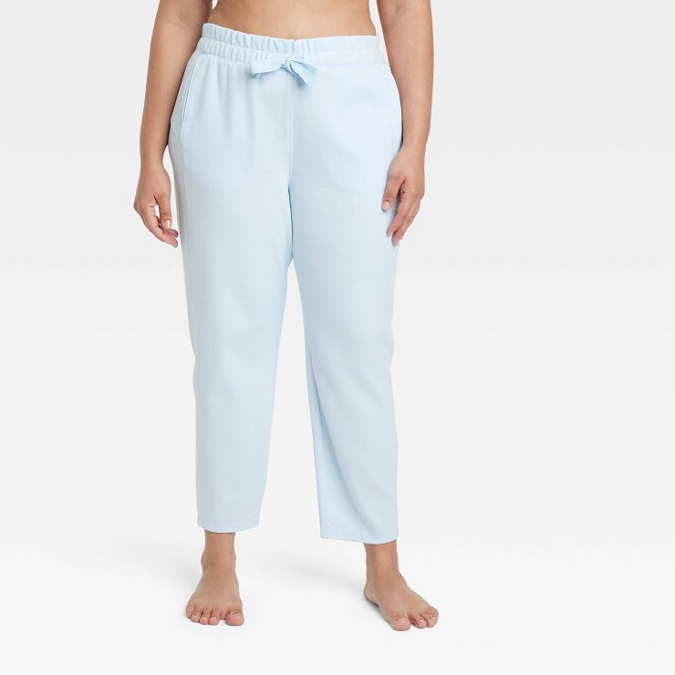 Women's Cozy Rib Straight Pants - All in Motion™ | Target